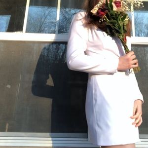 Vintage White Blazer Dress